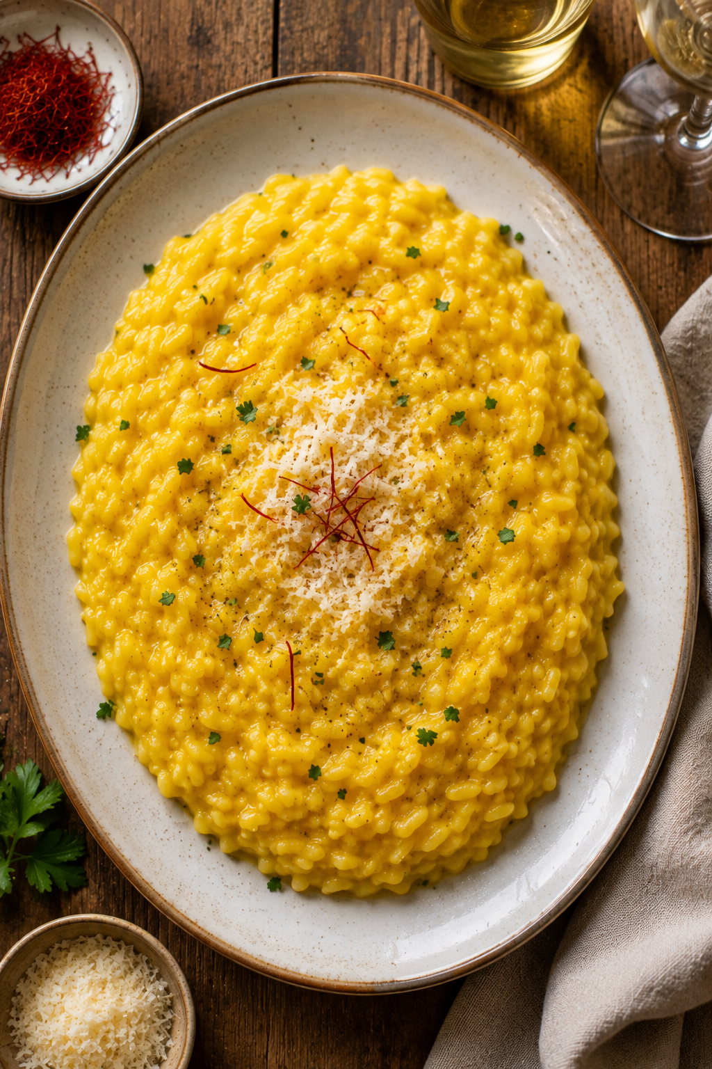 Saffron risotto