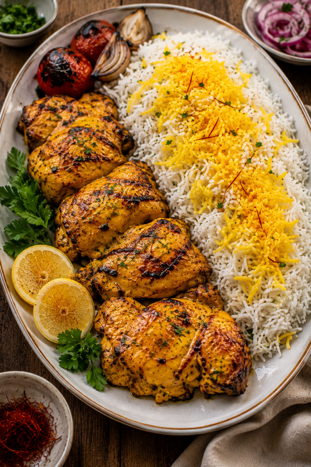 Saffron chicken