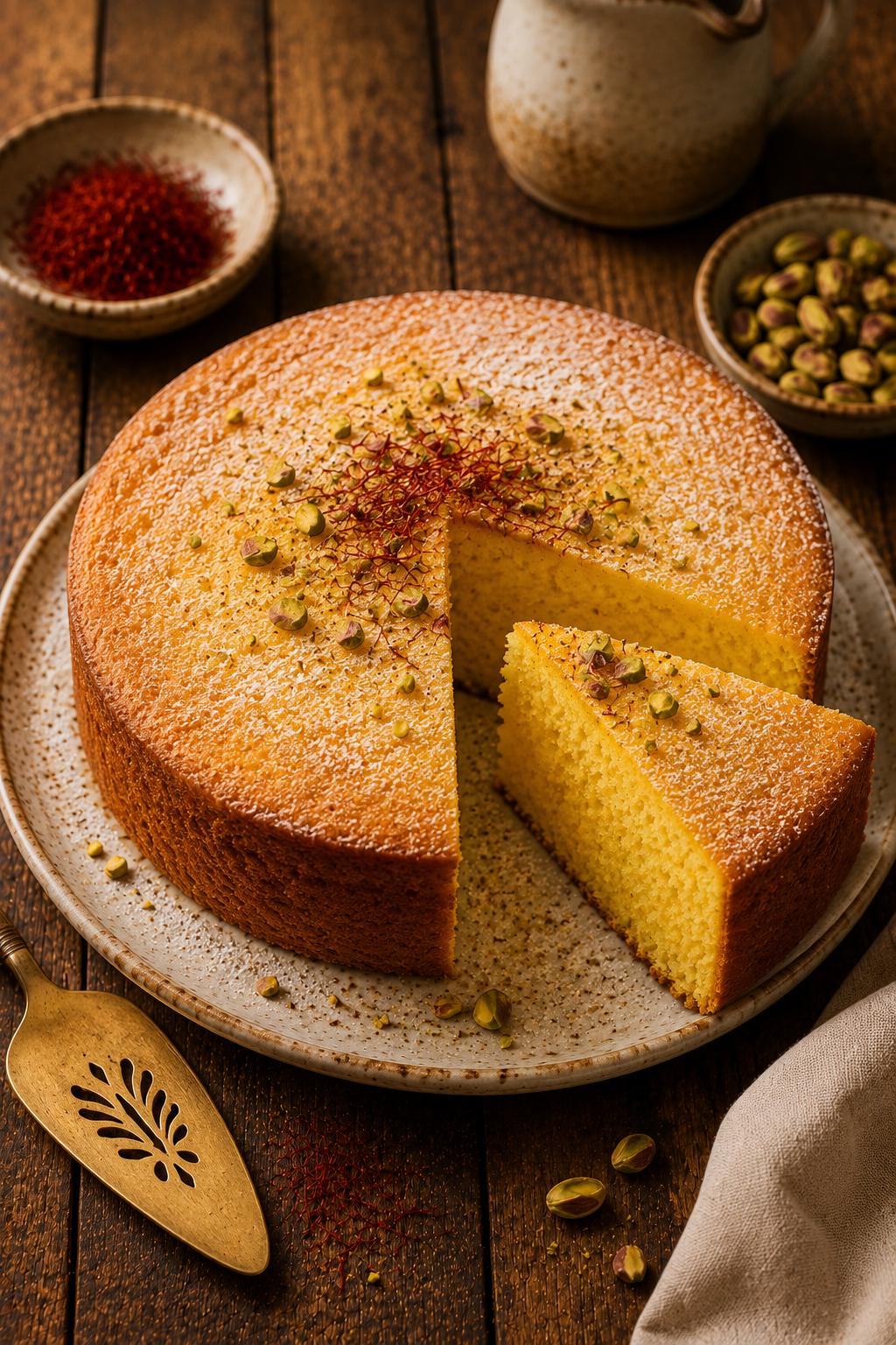 Saffron cake
