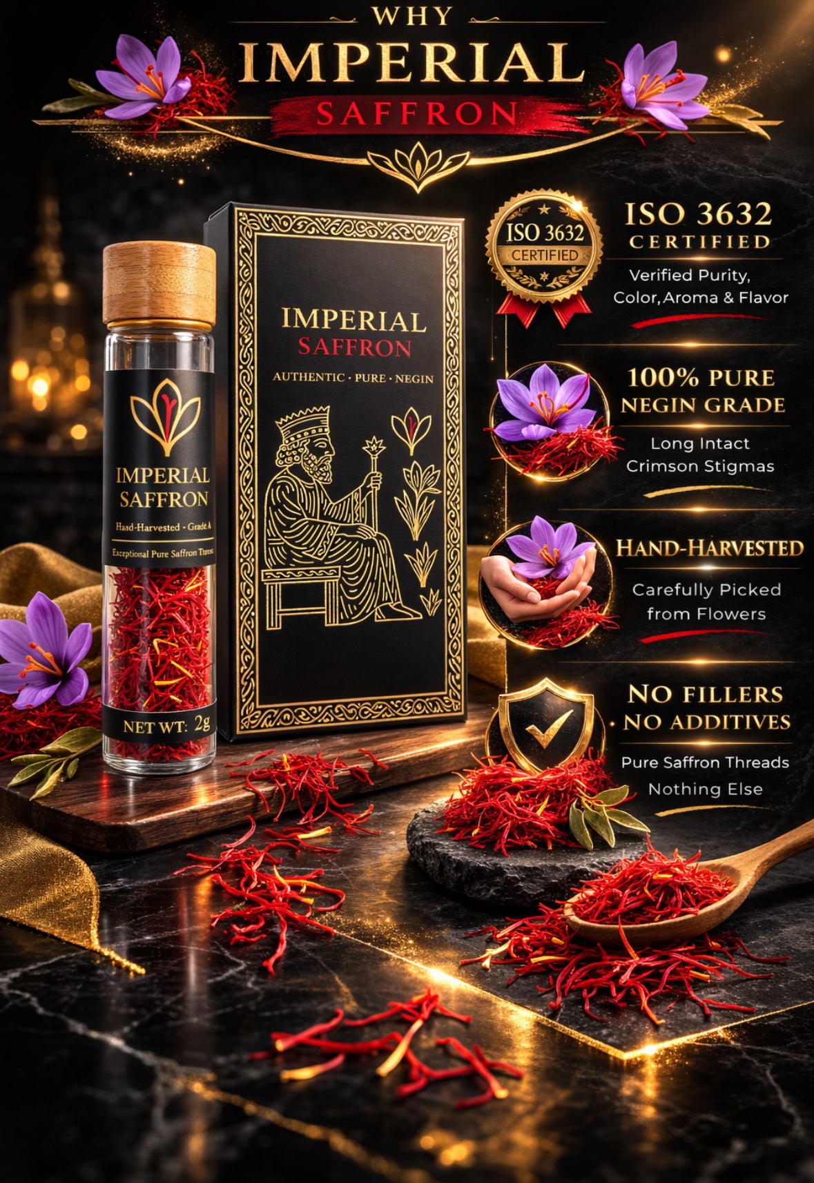 Imperial Saffron - 2 Grams